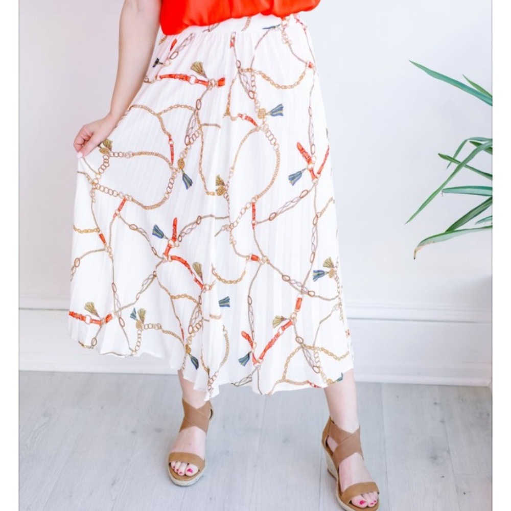 Flint & moss classic Retro Pleated Skirt - Picture 3 of 6